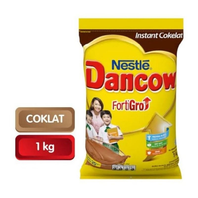 

Dancow Instant Fortigro dan coklat 1000g