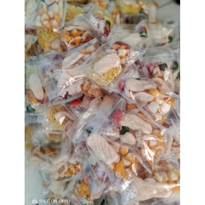 

Paket komplit toping baso Aci beli 5 free 1 bungkus