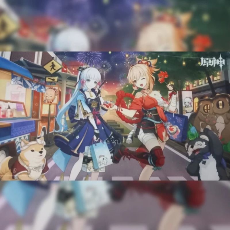 mousepad genshin impact festival kenangan teyvat official mihoyo