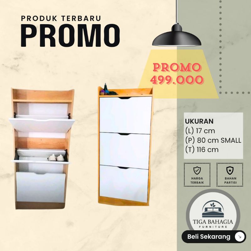 Rak sepatu mini dinding