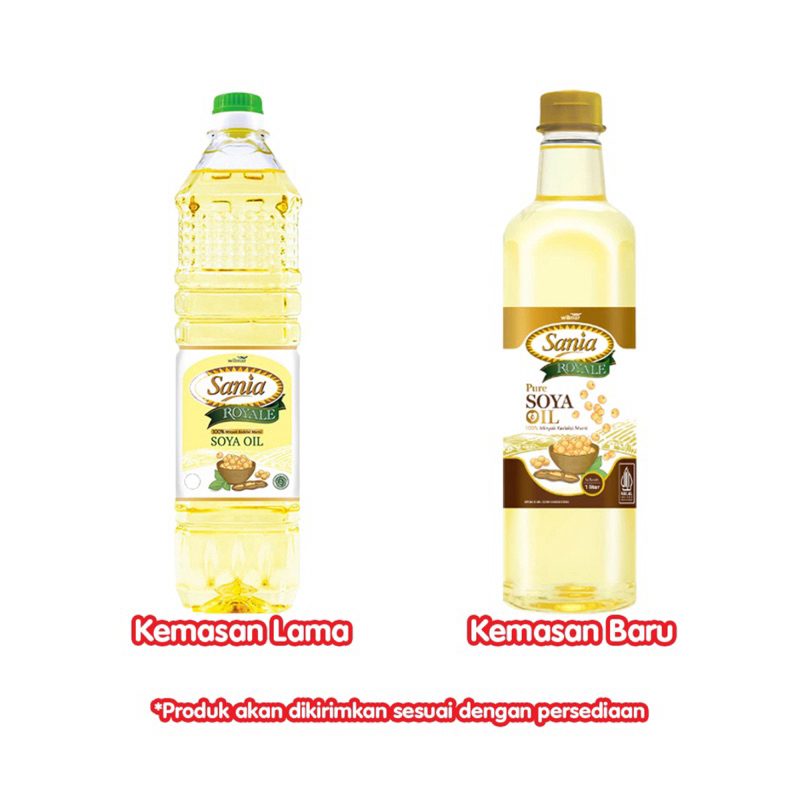 

Sania royale minyak goreng kedelai botol 1L
