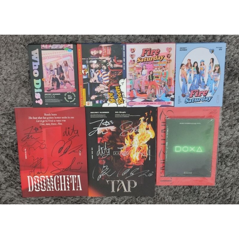 SALE Official Secret Number Album All Set SALE Who Dis Got That Boom Fire Saturday Doomchita Tap Lik