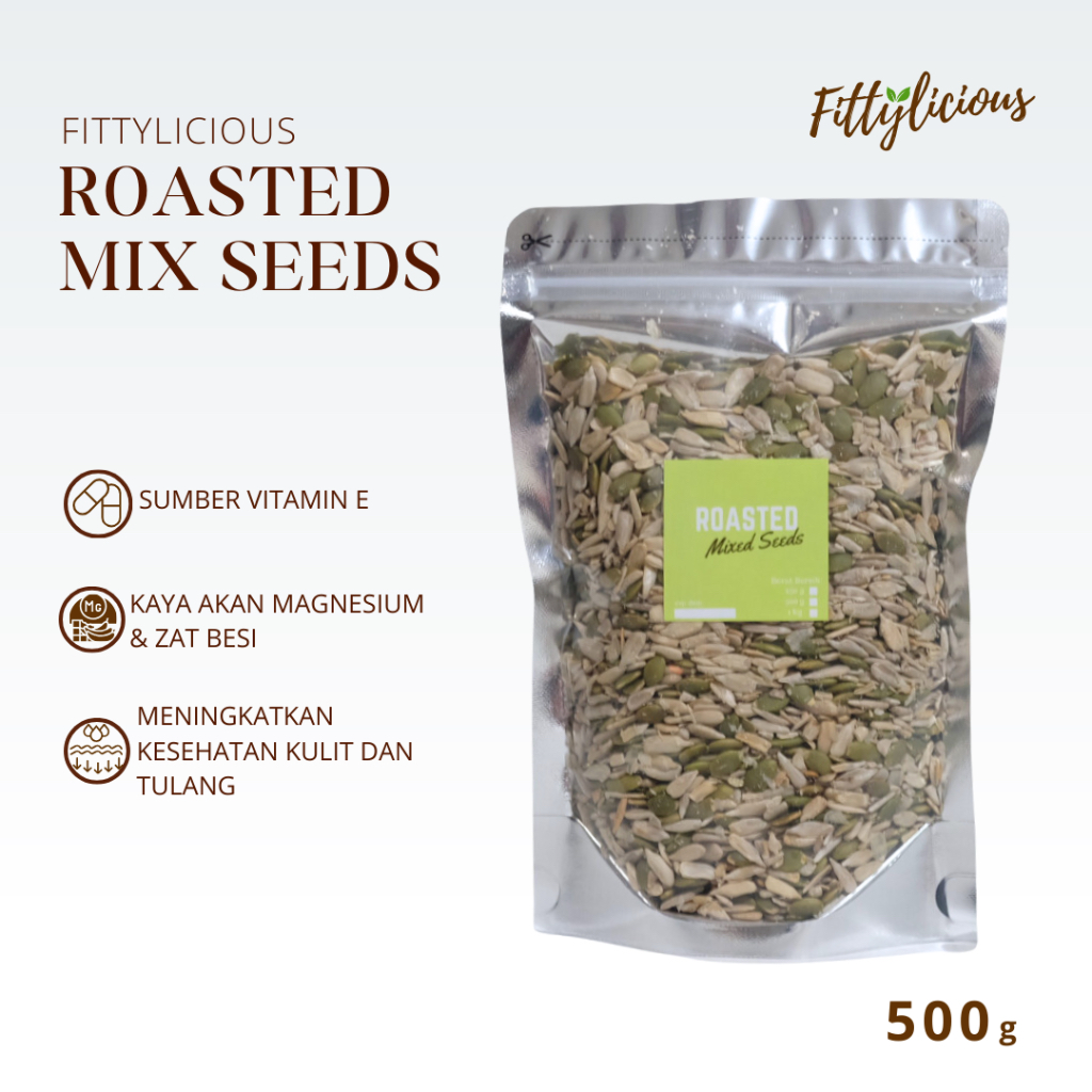 

Mix Seeds Roasted 500 Gr/ Sunflower Seed Roasted/Pumpkin Seed Roasted