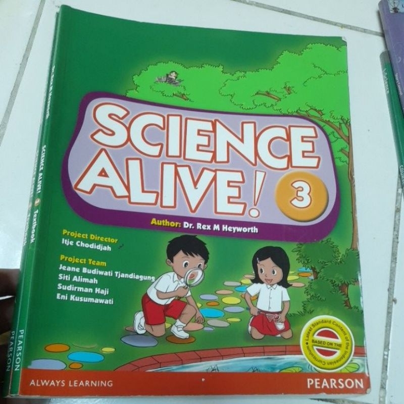 Pearson Science alive 3 bekas original