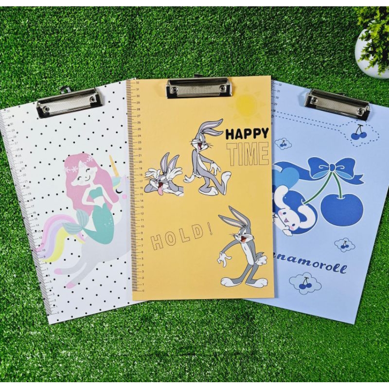 

papan ujian papan jalan clipboard karakter lucu uk 34x22 cm