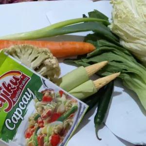 

sayur capcay + bumbu racik 1 paket