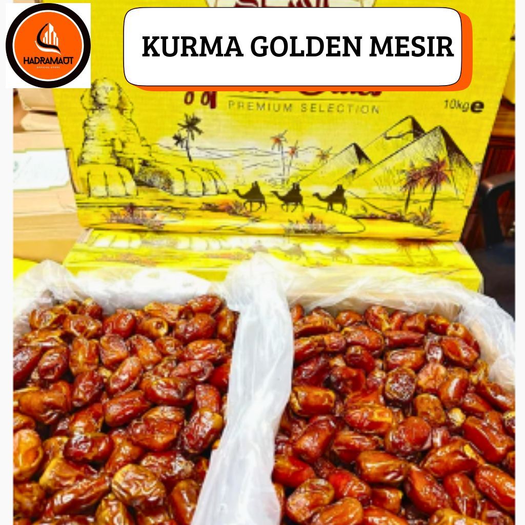 Kurma Mesir 1 Kg Golden Valley Premium Untuk Buka Puasa Dan Cemilan Di Pagi Hari Rasa Enak Berdaging