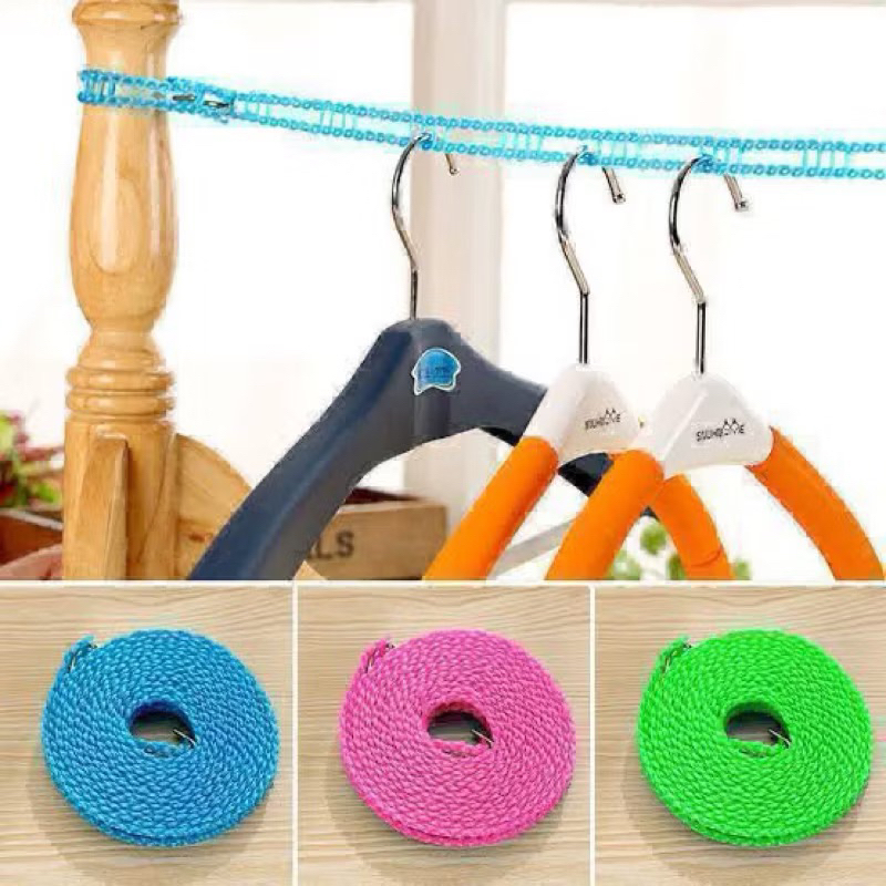 Tali jemuran pakaian tali jemuran portable