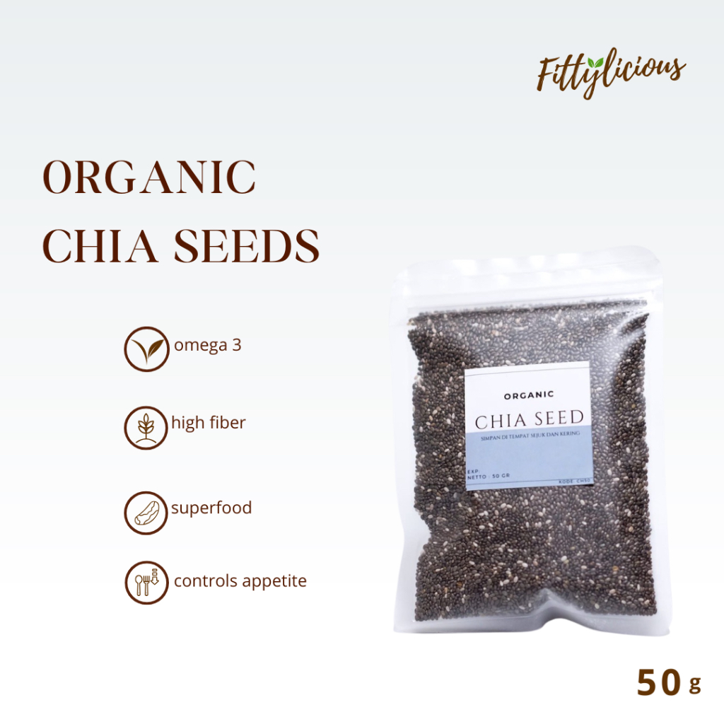 

Organic Chia Seed 50gr
