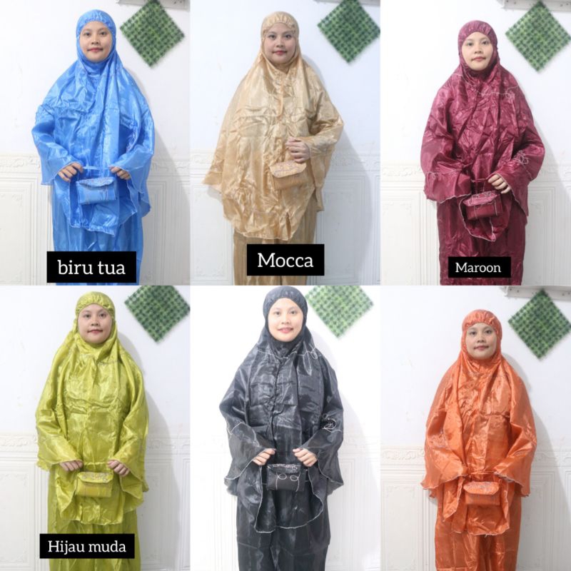 mukena traveling abutai/mukena corneli /mukena mini