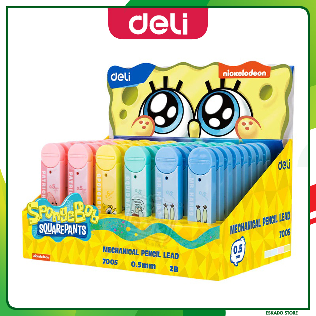 

Isi Pensil Mekanik Deli E7005 / Mechanical Pencil Lead Spongebob 0.5mm