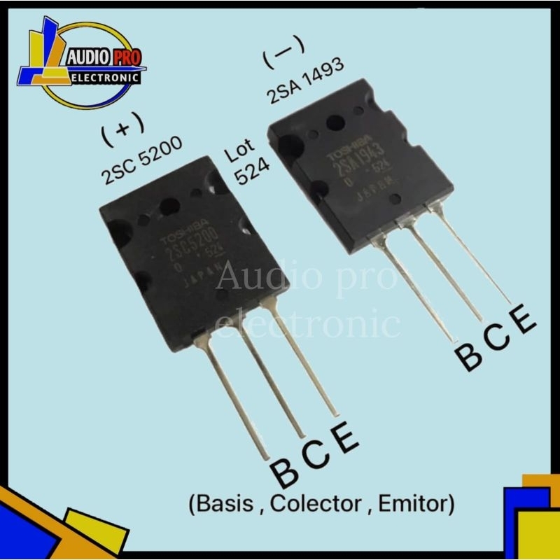 TRANSISTOR POWER A1943 & C5200 525