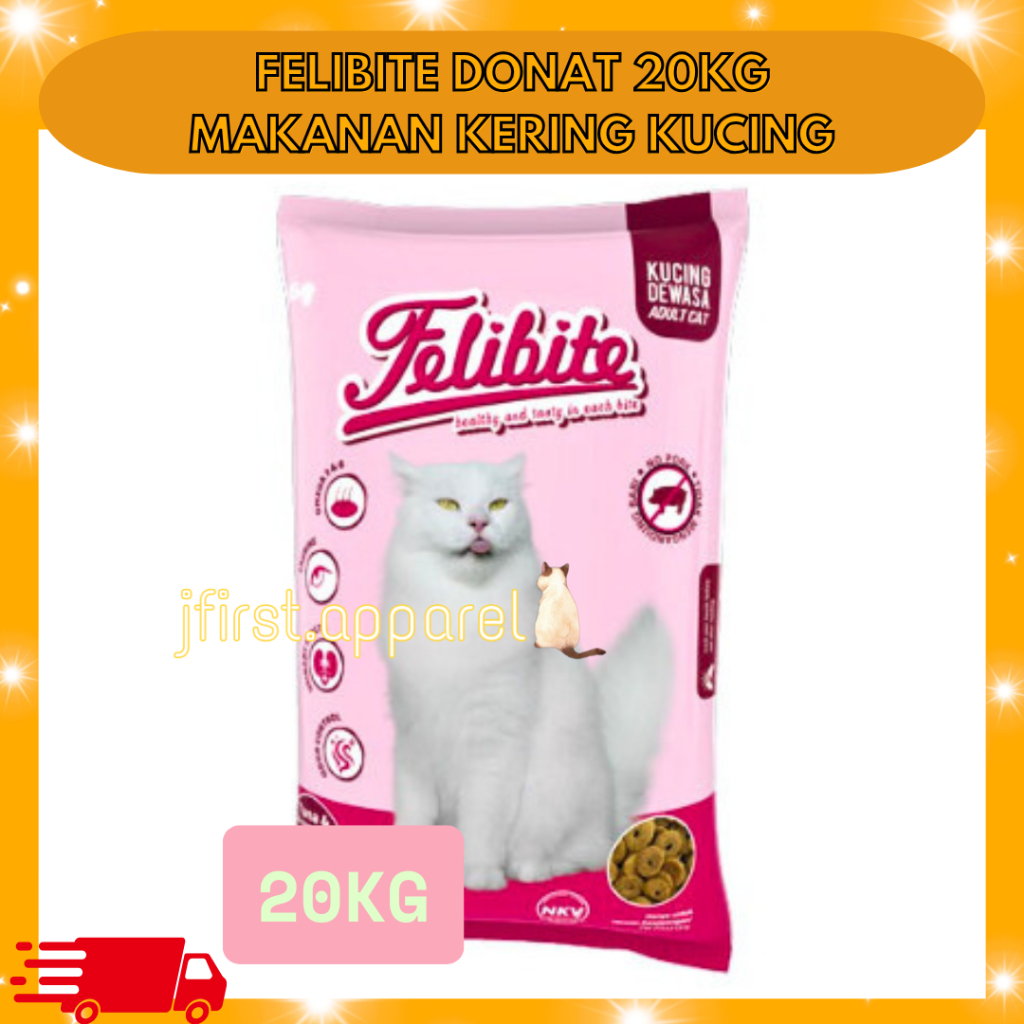 FELIBITE DONAT 20KG | MAKANAN KUCING FELIBITE