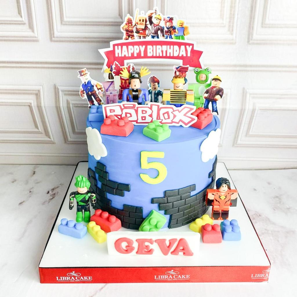 

Kue Ulang Tahun/Birthday Cake/Kue Ultah Tema Roblox/Kue Birthday jakarta/Roblox Cake