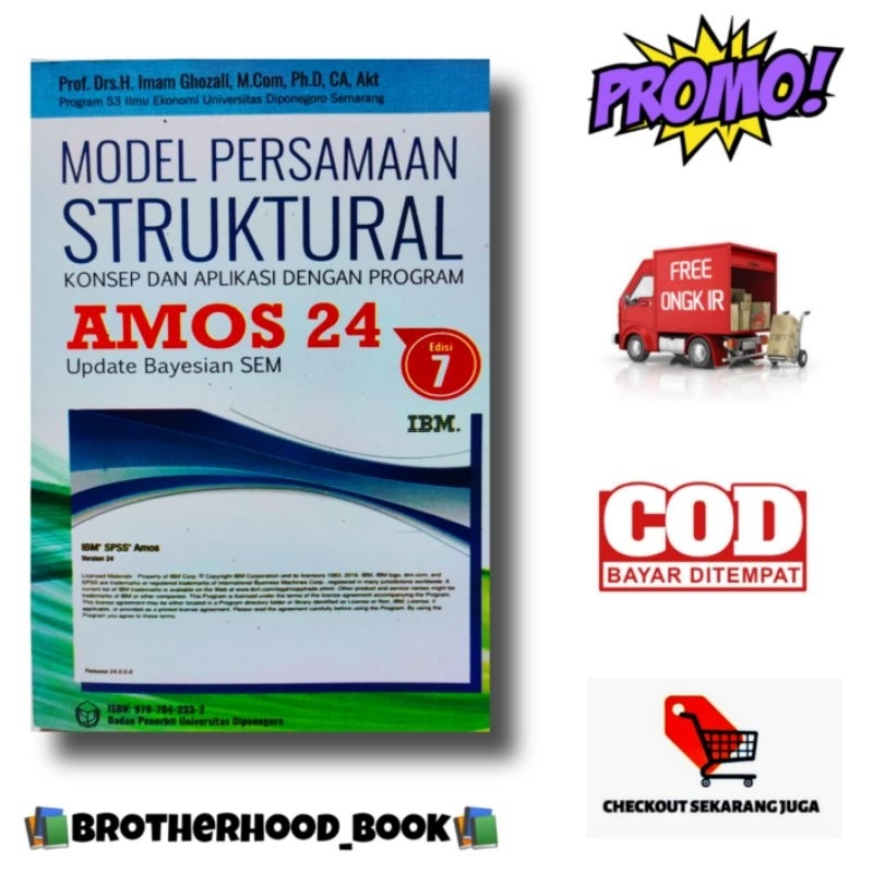 Model Persamaan Struktural Amos 24 - Imam Ghozali