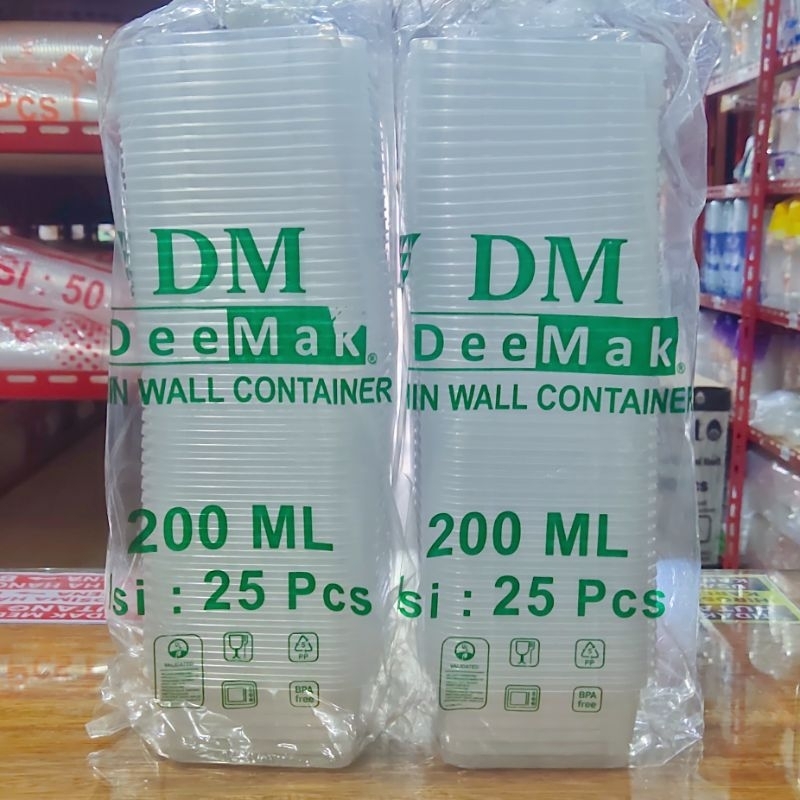THINWALL DM 200 ML SQUARE