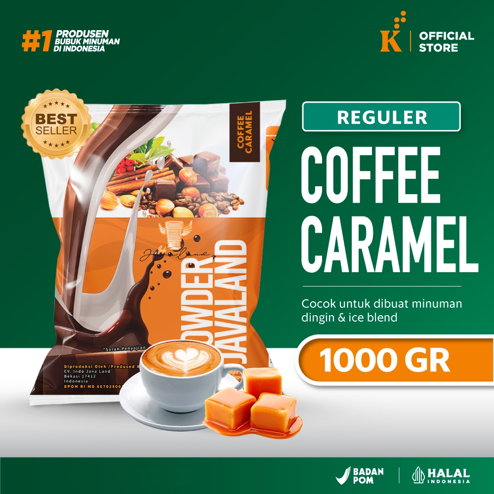 

Bubuk Minuman Bubble Powder Drink Rasa Coffee Caramel Javaland 1 kg