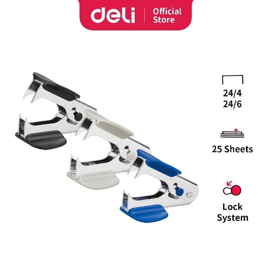 

Deli Staples Remover Alat Pembuka Stapler E0231