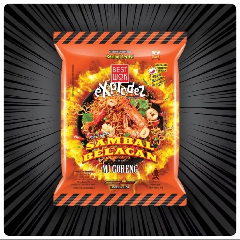 

best wok explodez sambal balacan level 3 hot