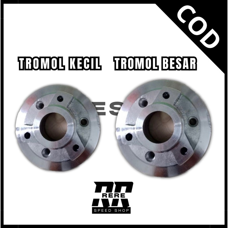 ADAPTOR CAKRAM PLENDES SATRIA FU BELAKANG TROMOL KECIL DAN BESAR