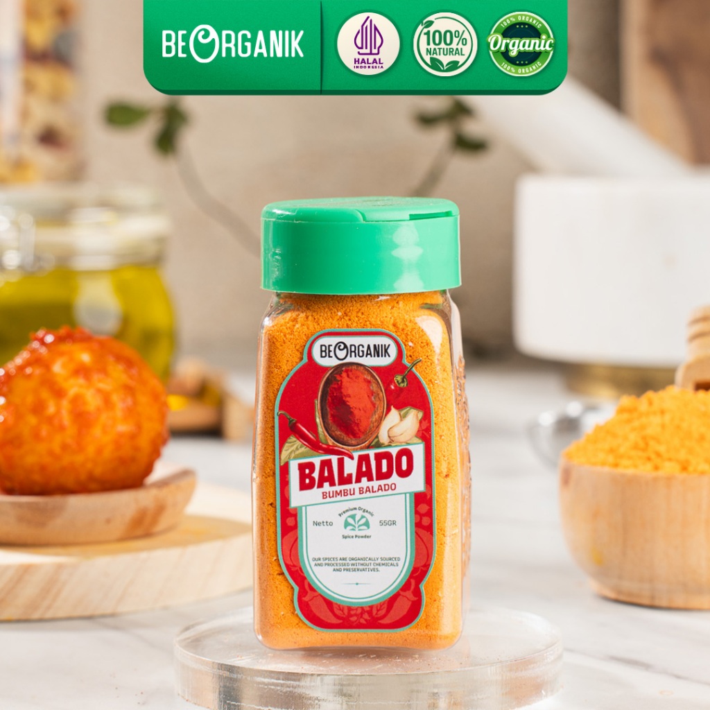 

Beorganik Balado Seasoning / Bumbu Tabur Balado Non MSG
