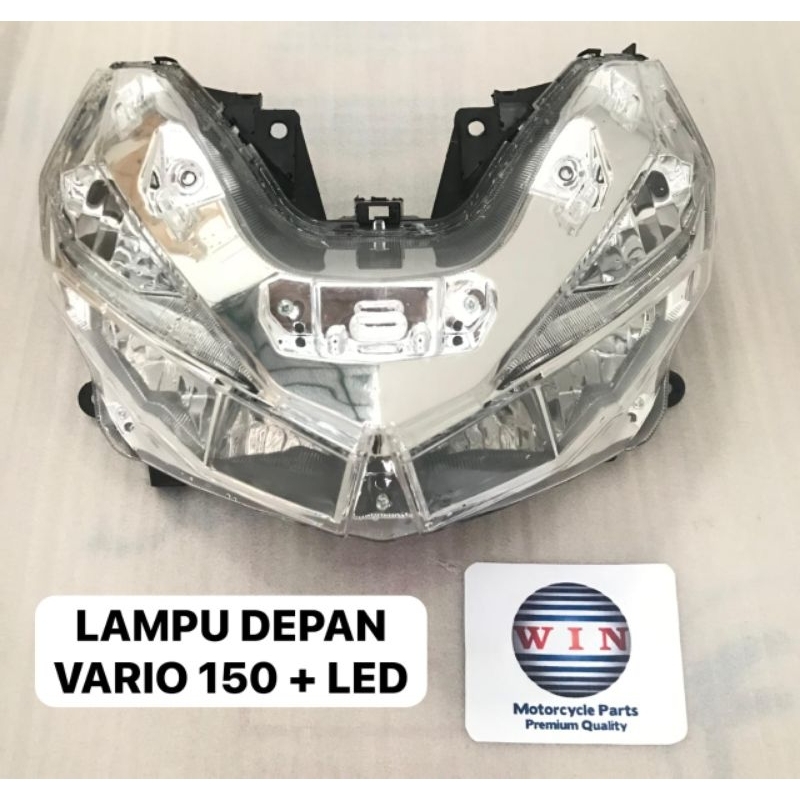 lampu depan Vario 150 old + LED
