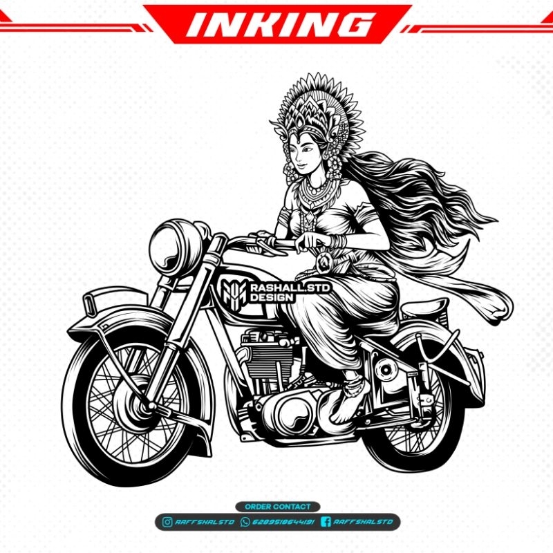 JASA DESIGN GRAFIS, ILUSTRASI, T-SHIRT DESIGN, LOGO BRAND, LOGO RACING, CUSTOM LOGO, TRACING DESIGN,