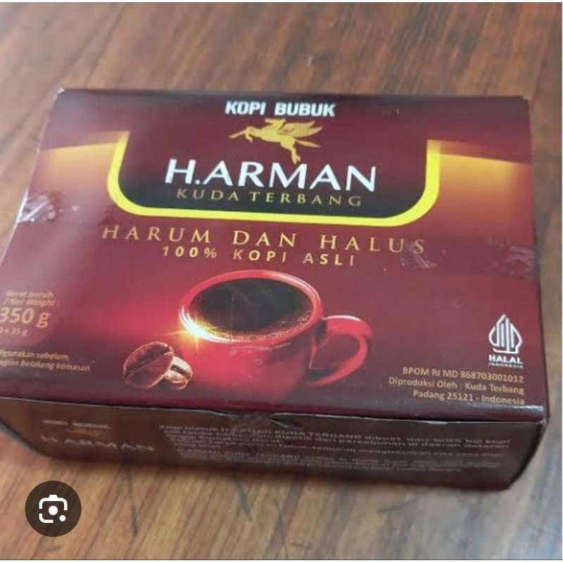 

kopi bubuk cap Kuda terbang Harman