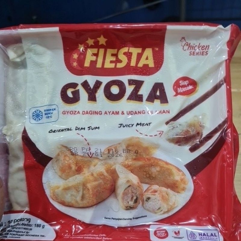 

FIESTA GYOZA ISI 10PCS 180GR
