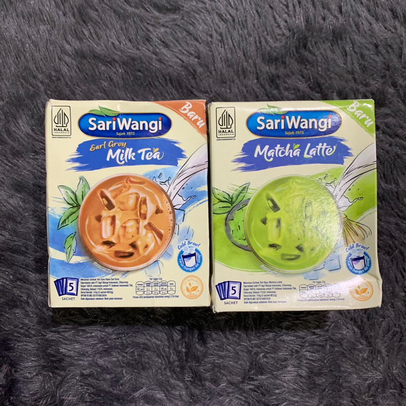 

Sariwangi Milk tea, Matcha Latte