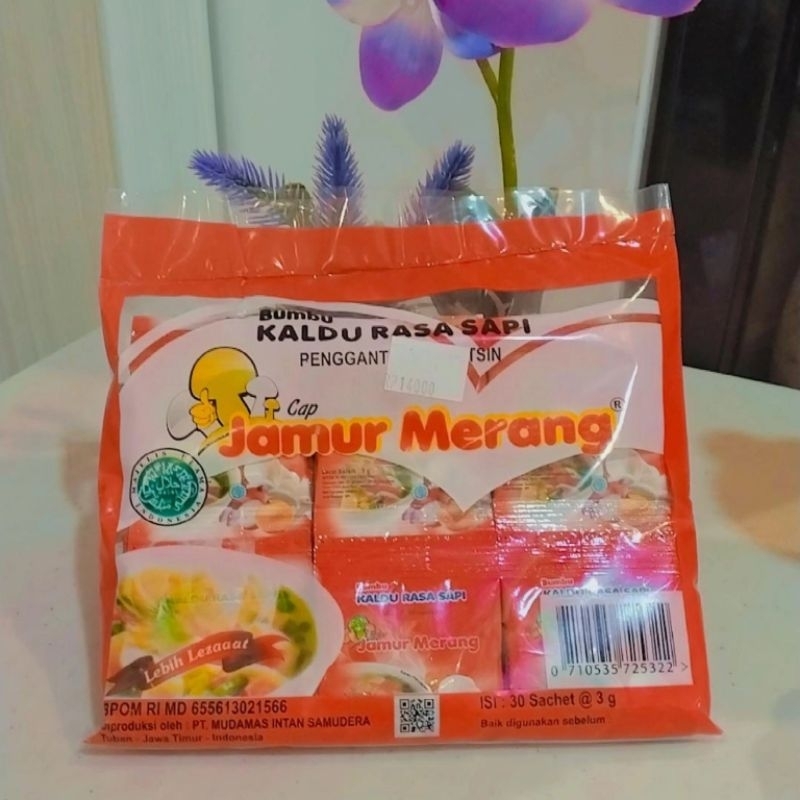 

jamur merang kaldu rasa sapi