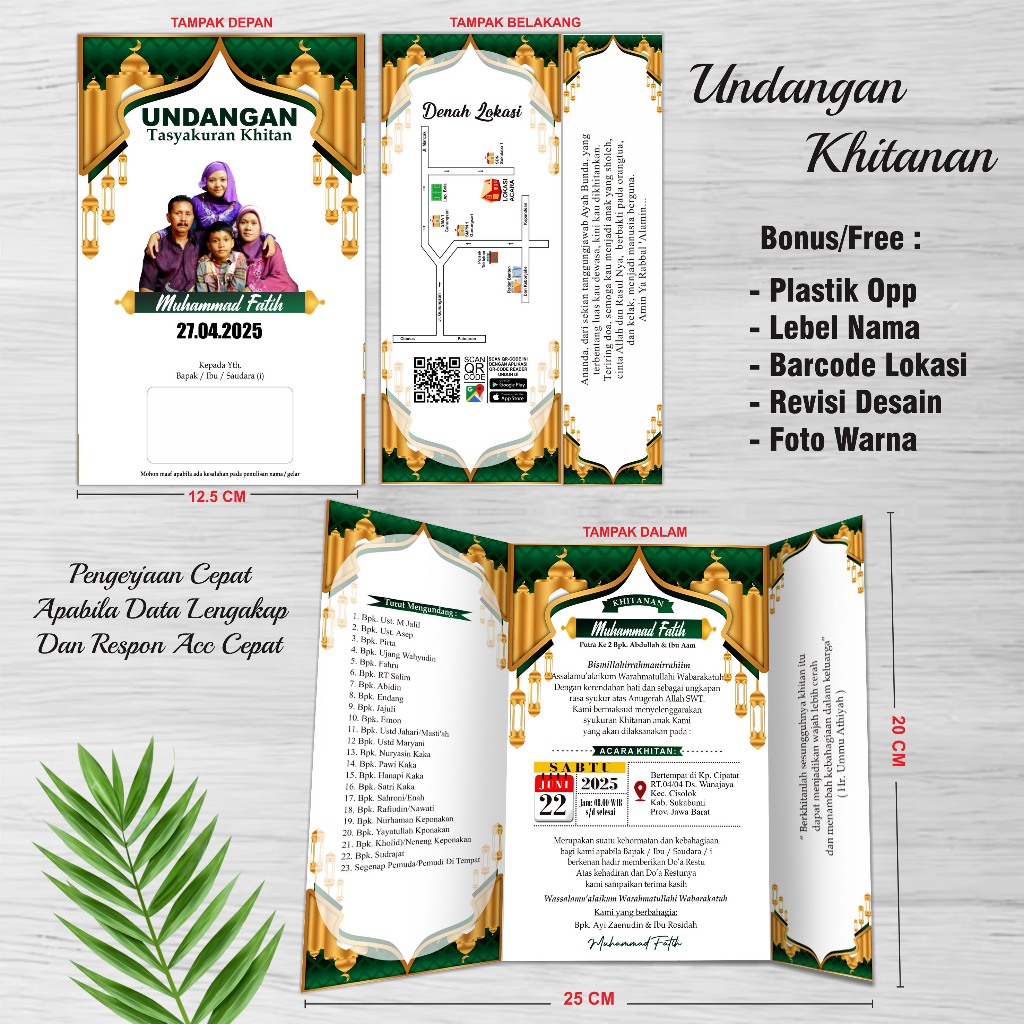 Undangan Khitanan  |  Undangan Terkini | Elegan & Murah