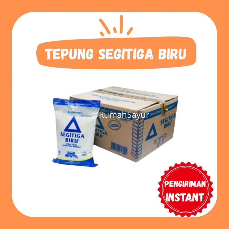 

[KIRIM INSTANT] TEPUNG SEGITIGA BIRU 1kg - RUMAH SAYUR
