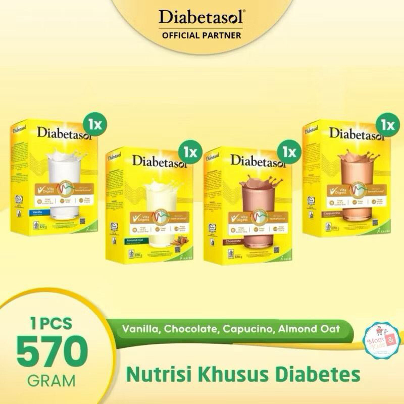 

DIABETASOL VANILA COKLAT CAPPUCCINO 570 GR | DIABETASOL 570GR
