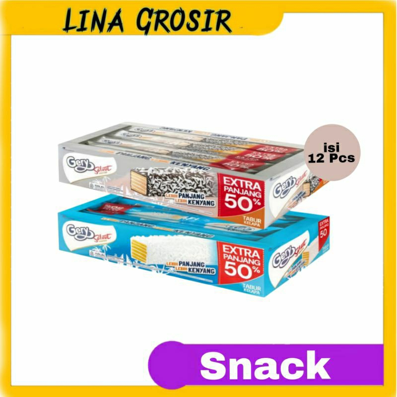 

GARUDA FOOD Gery Saluut Wafer Panjang Box @12pcs