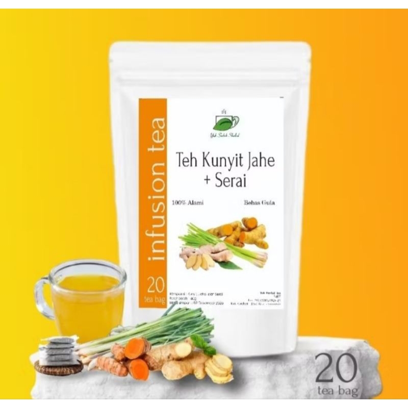 TEH KUNYIT, JAHE & SERAI / TUMERIC