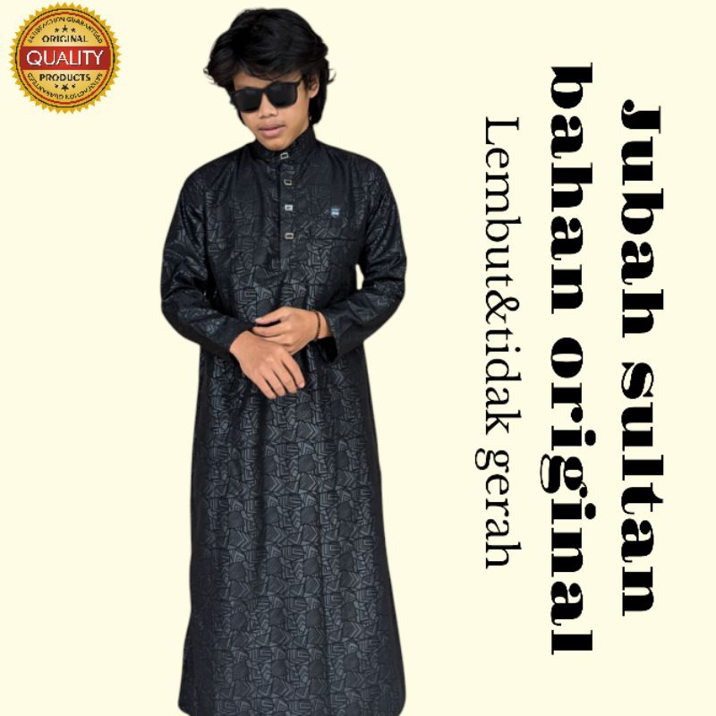 SUPER DEAL JUBAH GAMIS PRIA SULTAN BAHAN ORIGINAL