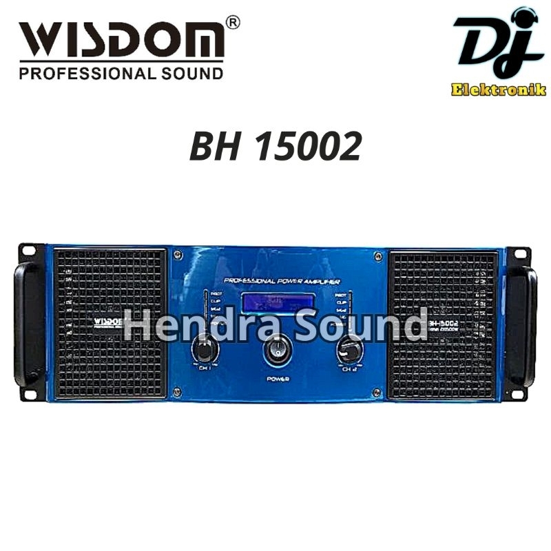 WISDOM ● BH 15002 / BH15002 - Power Amplifier (2 channel)