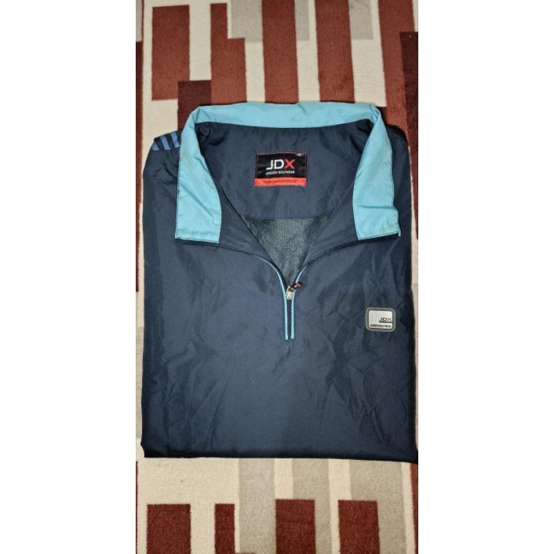 Jaket parasut JDX golf half ziper xxl