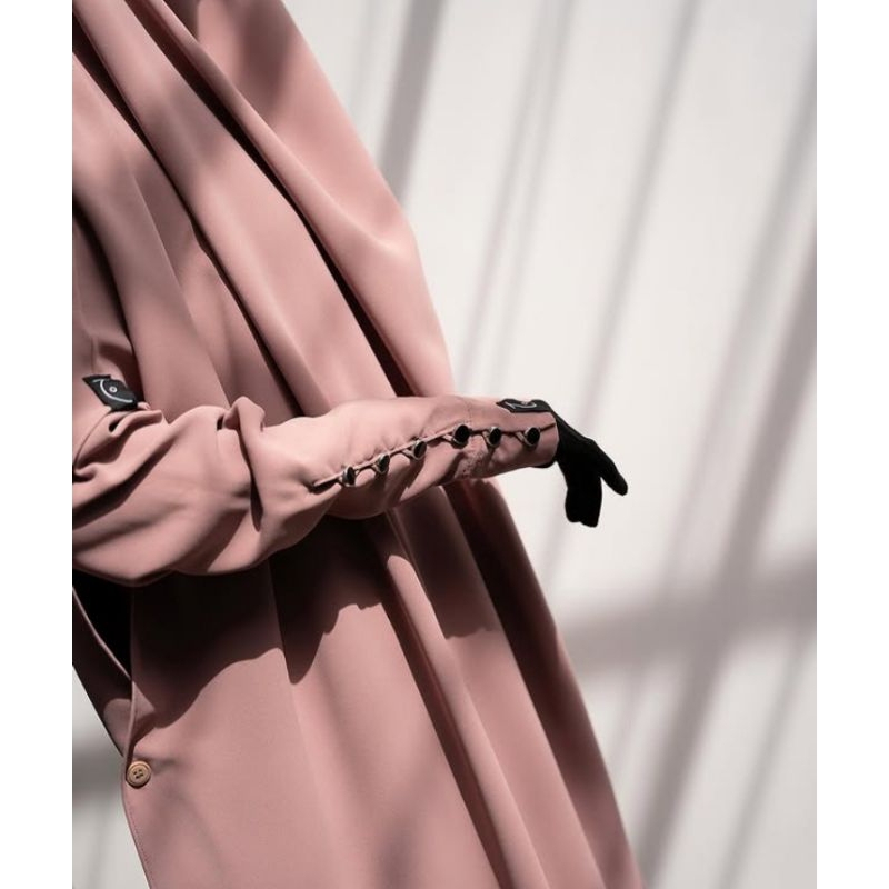 Preloved Saila Dress set FK Long Prime Mocha Aljenna