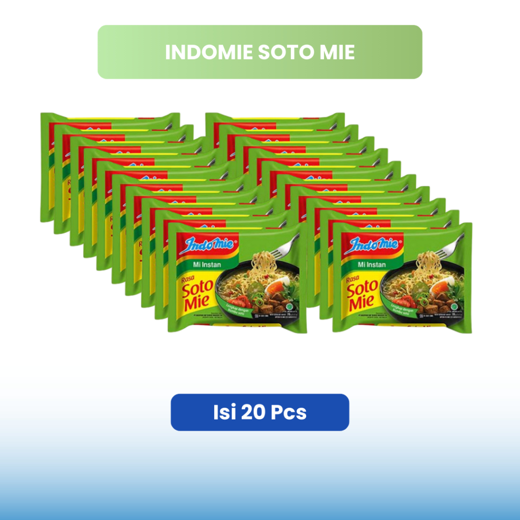

Jual Indomie Soto Mie | Mie Instant Soto Mie Paket 20 Pcs