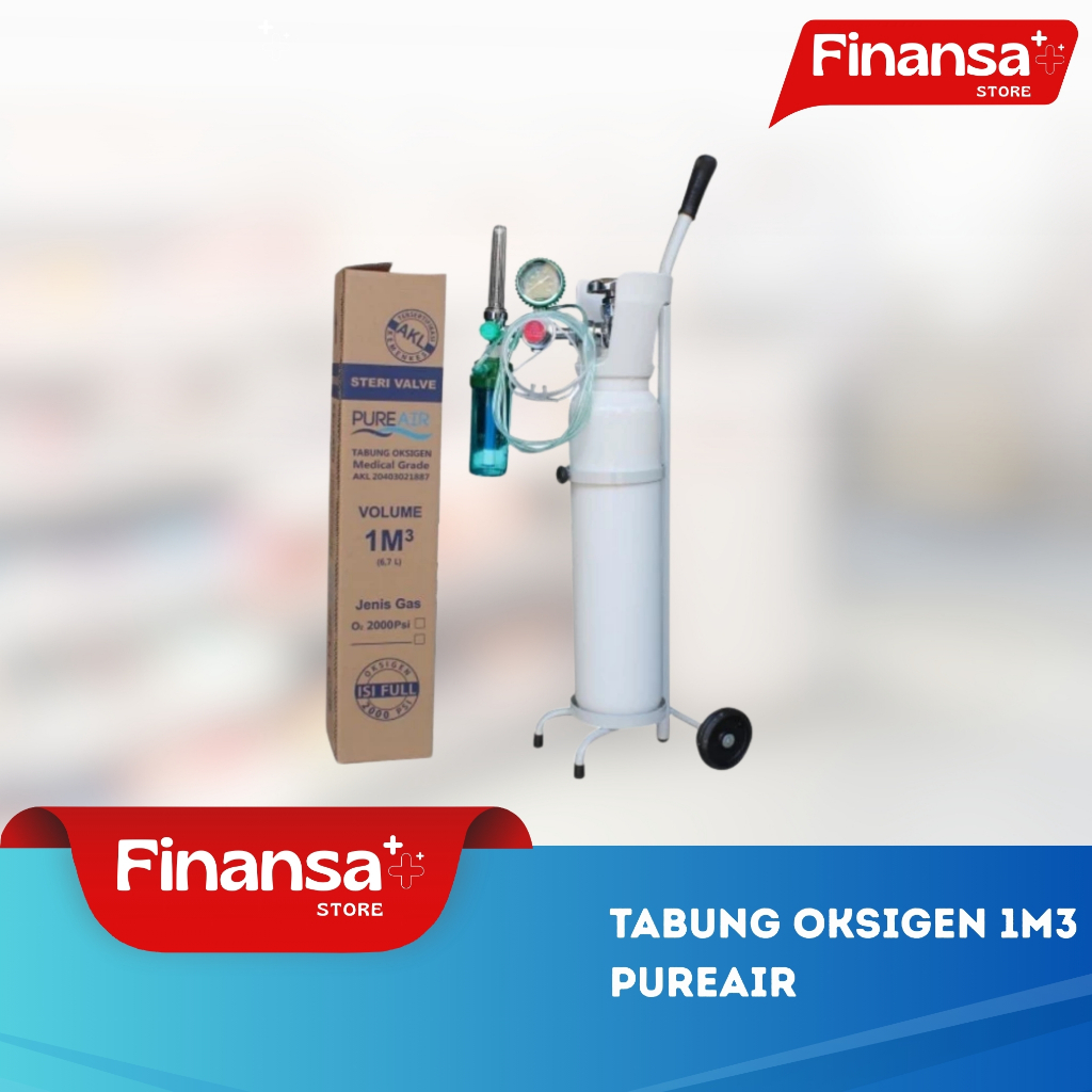 TABUNG OKSIGEN KECIL LENGKAP / TABUNG OKSIGEN 1M3 PUREAIR