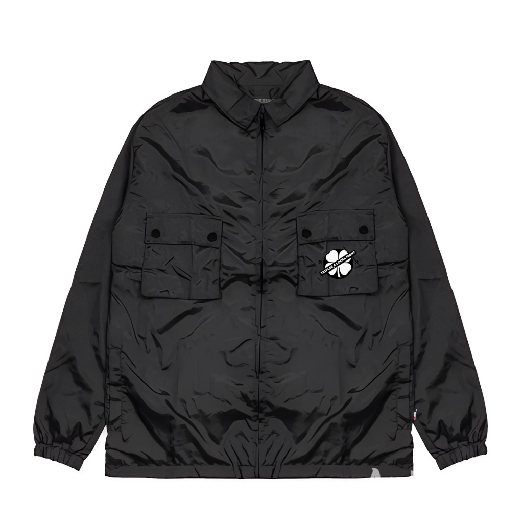 Overshirt Jacket -Work Jaket Kasual Black Jaket Parasut Unisex