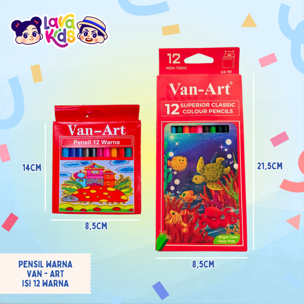

Pensil Warna Van-Art Isi 12