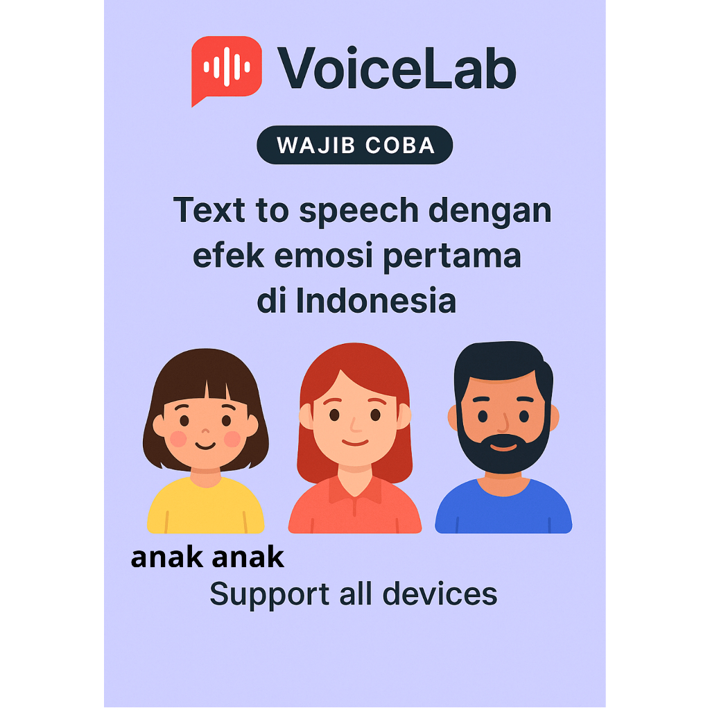 SOFTWARE TEXT TO SPEECH BAHASA INDONESIA DENGAN EFEK EMOSI Bikin konten suara beda dari yang lain