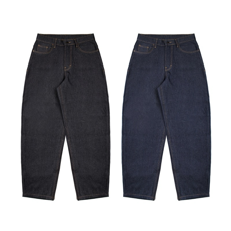 DEMOAN - Baggy Balloon Raw Jeans UNISEX - Pria Wanita
