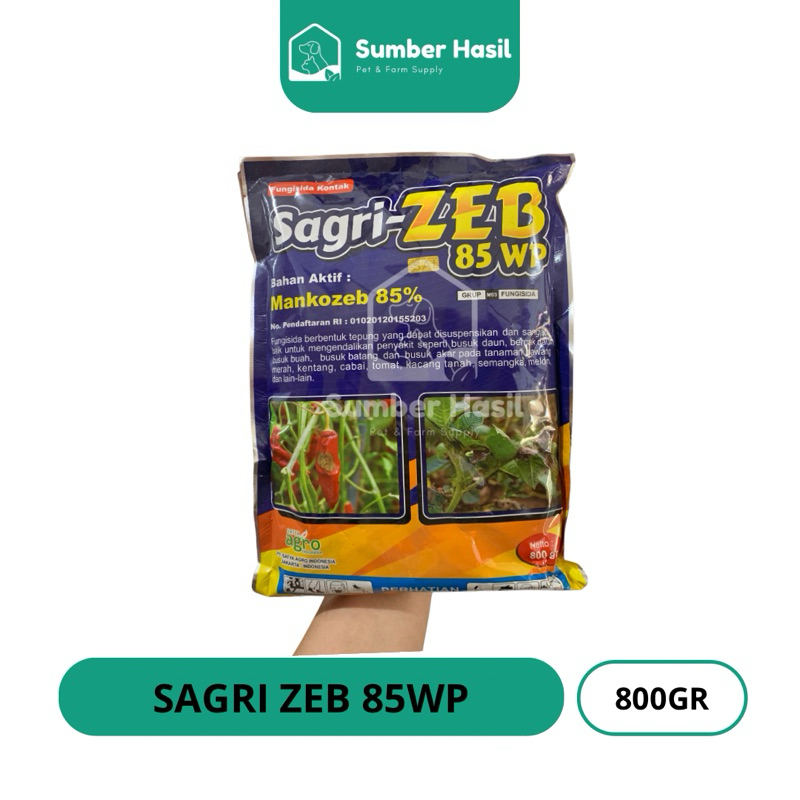 SAGRI ZEB 800GRAM FUNGISIDA KONTAK MANCOZEB 85WP SAGRI ZEB ORIGINAL