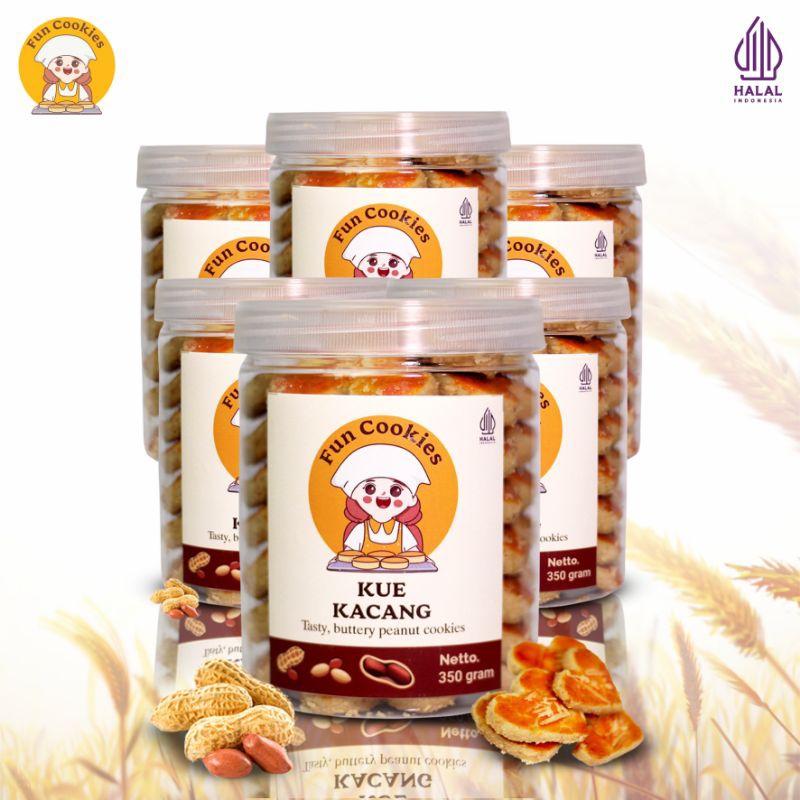 

Fun Cookies Kue Kacang Jadul Kemasan Toples