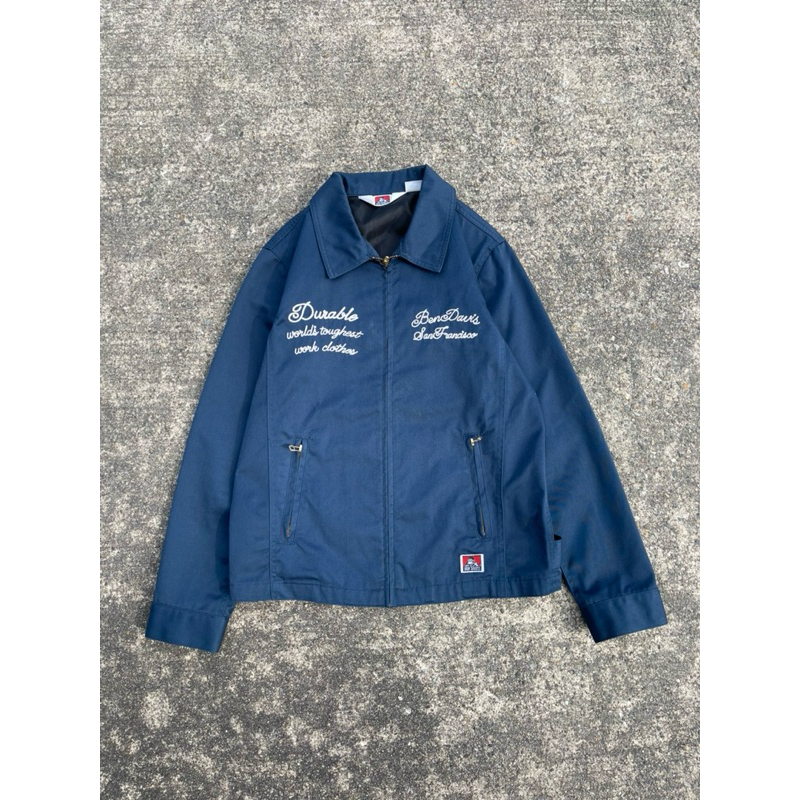 Work Jacket Bendavis Embroidered Navy