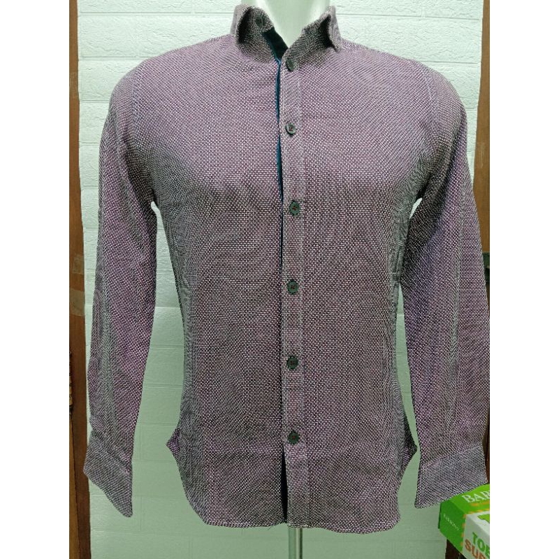 PRELOVED PRIBADI  OLLO ORI KEMEJA FORMAL CASUAL PRIA SLIM FIT